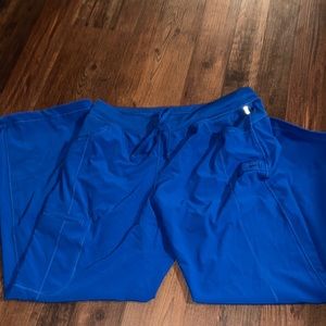 Cherokee Infinity Royal Blue 4-Pocket Scrub Pants with Drawstring